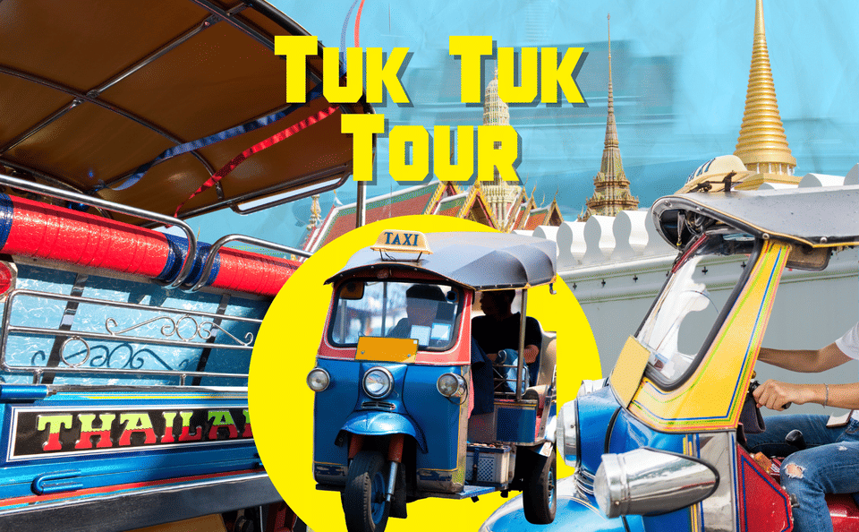 Tuk Tuk City Tour of Bangkok's Flower Night Market