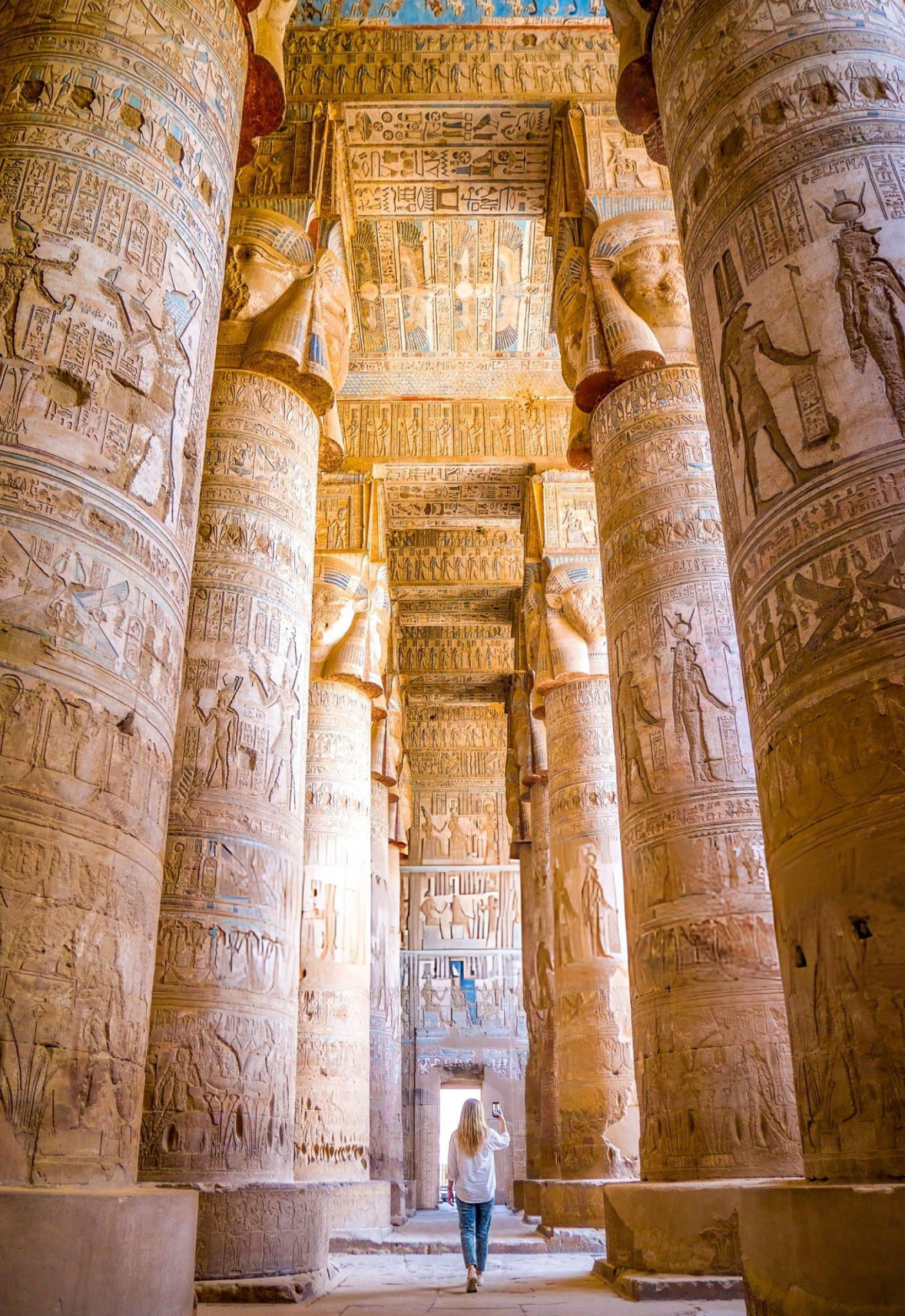Dendera Temple from Inside