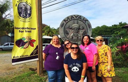 Coxen Hole City Tour with Sloth Encounters and Chocolate Factory