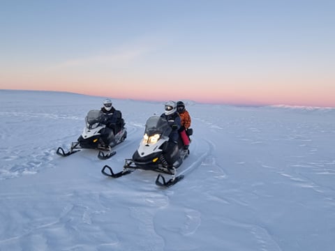 Snowmobile and slide Family tour, photo 5