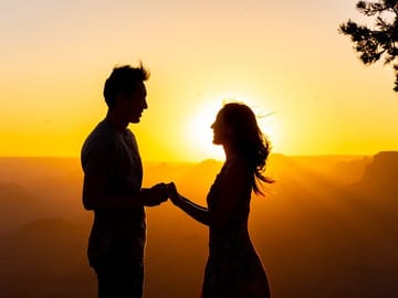Private Engagement Photo Shoot at the Grand Canyon