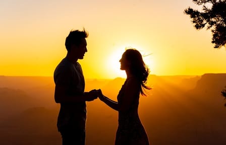 Private Engagement Photo Shoot at the Grand Canyon