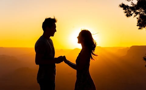 Private Engagement Photo Shoot at the Grand Canyon