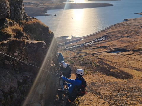 Fálkaklettur Via Ferrata close to Reykjavik, photo 17