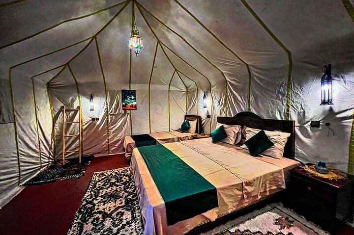 Private Camel Trekking and Luxury Desert Camp Experience in Merzouga