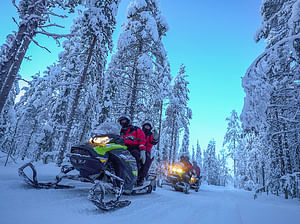 Snowmobile safari “Lappish Circle”, Levi