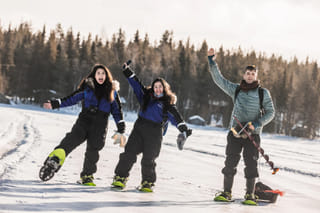 Snowshoe Trip in the Wilderness from Rovaniemi