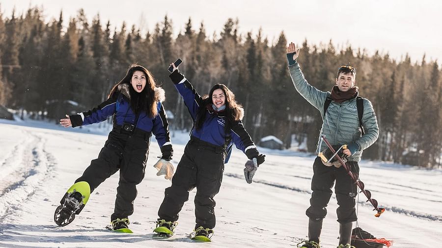 Snowshoe Trip in the Wilderness