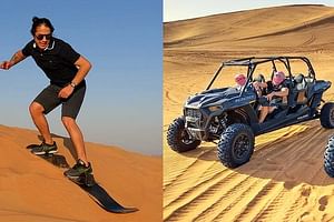 Self Drive 1-Hour Dune Buggy Desert Safari and Desert Sand Boarding from Dubai