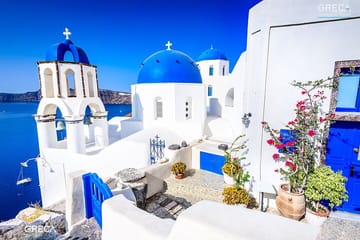 Private Tour of Blue Domes in Santorini's Firostefani and Imerovigli