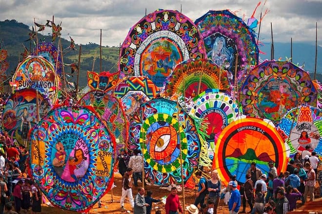 Shared Skies on Nov 1st: Giant Kites Festival for All Saints' Day 2