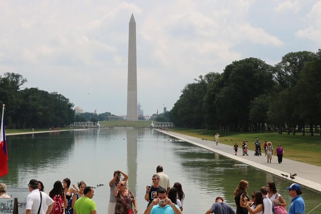 Reflecting Pool and Washington Memorial