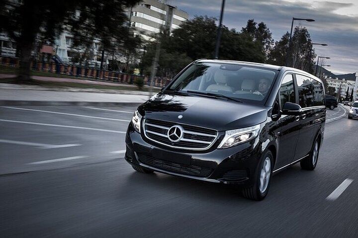 Athens Airport to Athens city taxi van