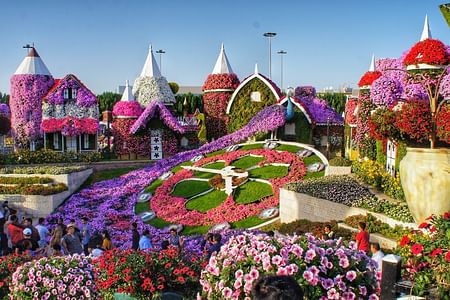 Miracle Garden and Global Village Entry and Guided Tour
