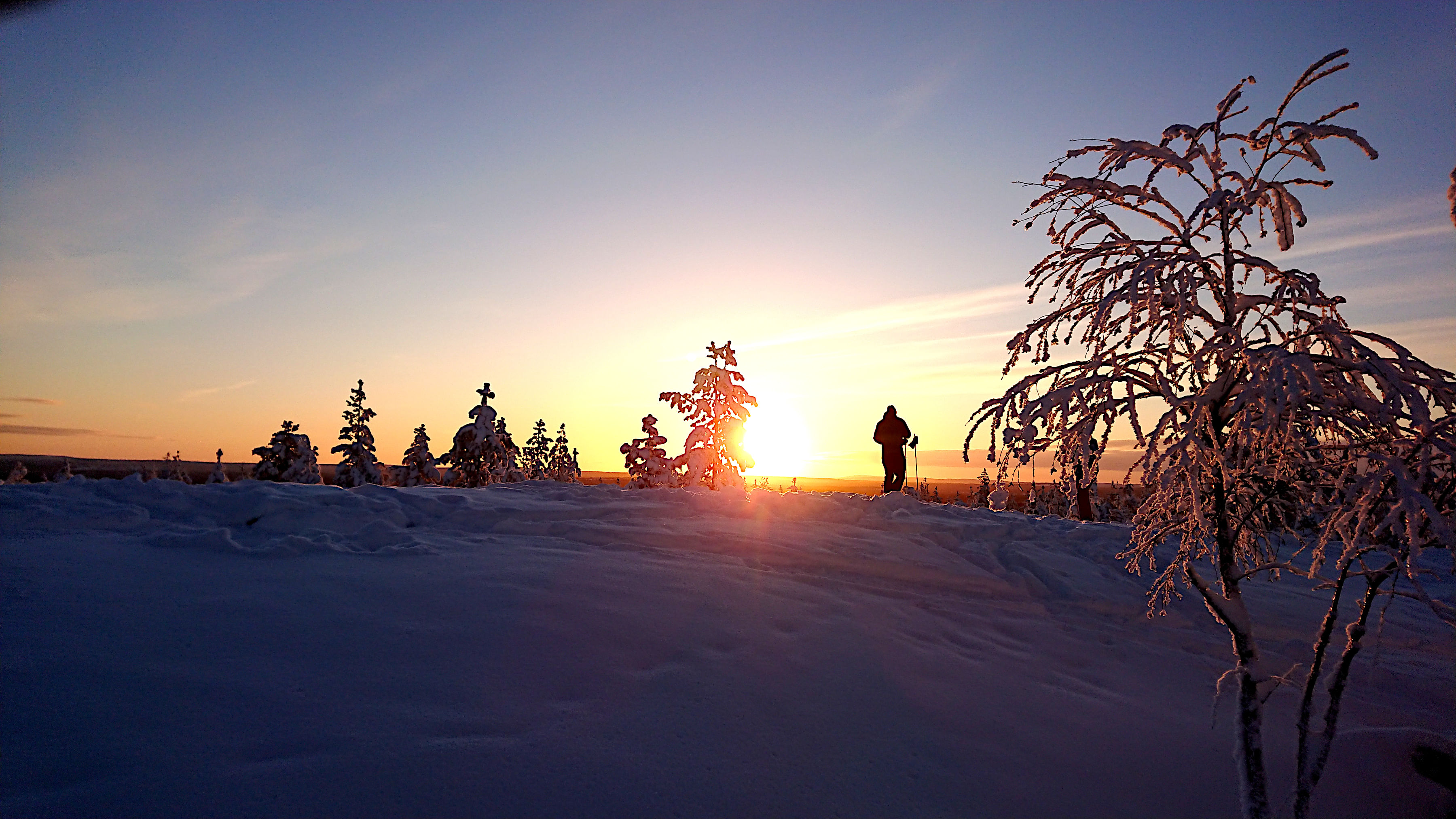 Ounasvaara at evening