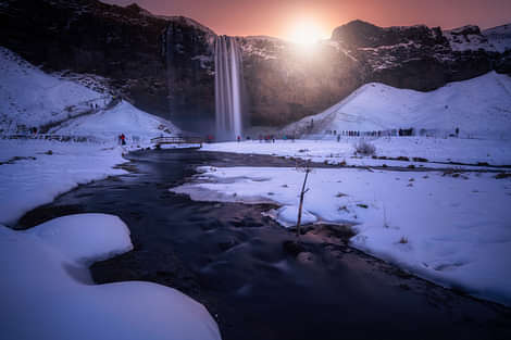 Seljalandsfoss Winter