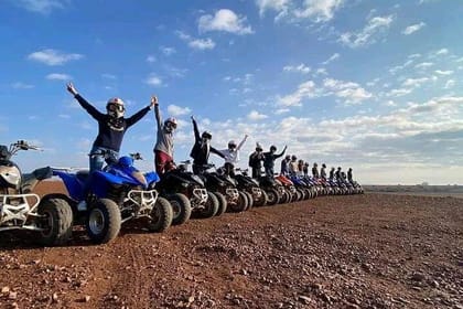 Marrakech day trip to DESERT for CAMEL ride, ATV, DINNER, SHOW