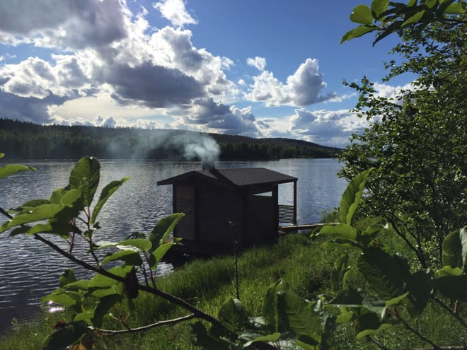 Floating Sauna and Swimming in the Ounasjoki River, 3 Hours photo 2