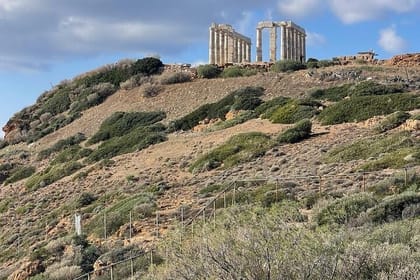 Private Tour Sounio Athens Riviera with Traditional Greek Food