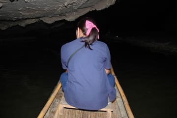Tham Lod Cave & Pre-Historical Tomb & Bamboo Bridge