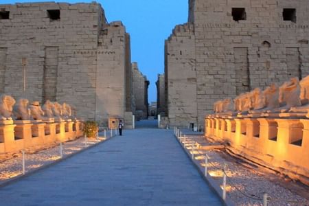 Luxor: Sound and Light Show at Karnak Temple with Transfers