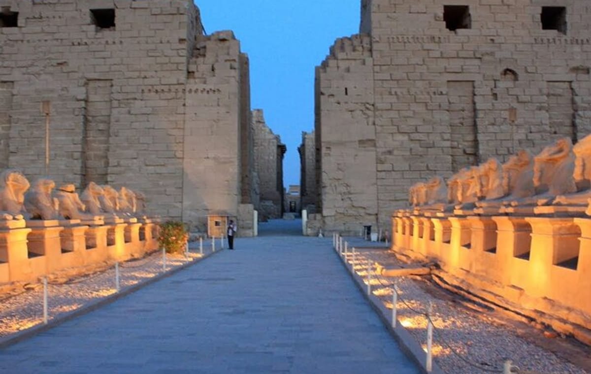Luxor: Sound and Light Show at Karnak Temple with Transfers