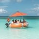 Aqua Donut Boat with captain