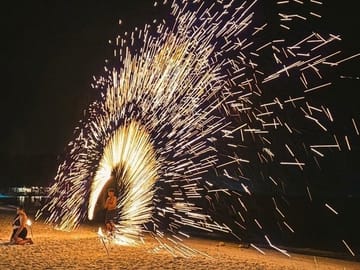 Koh Samet Island Tour with Dinner and Fire Show from Pattaya