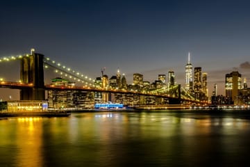 Sunset Skyline Cruise Near Statue of Liberty in New York
