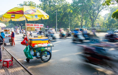 Half-Day Motorcycle Tour of Ho Chi Minh City's Markets