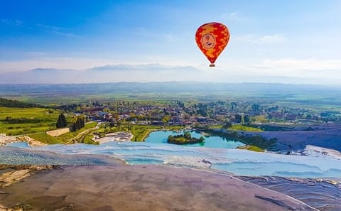 Low Cost Hot Air Balloon Ride in Pamukkale