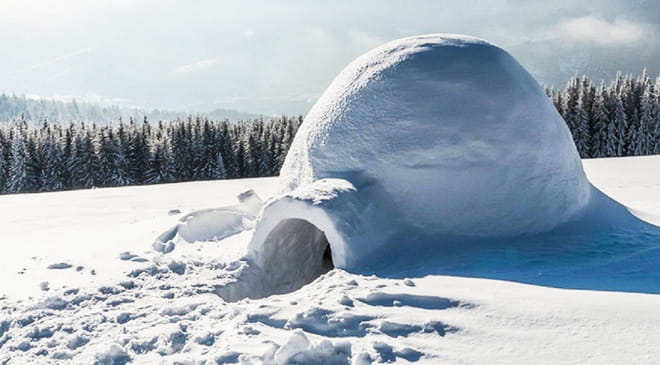 Building a Snow Igloo from Kemi - Kemi photo 2