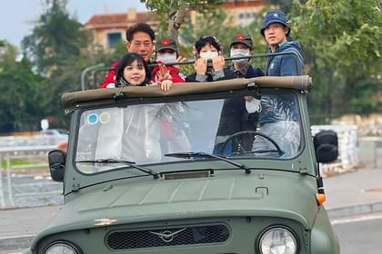 Hanoi Army Jeep Tour with Food and Culture Sightseeing