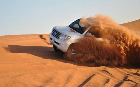 Morning Desert Safari and Sandboarding in Abu Dhabi