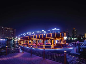 Dubai Marina Dhow Dinner Cruise and View at the Palm Tour