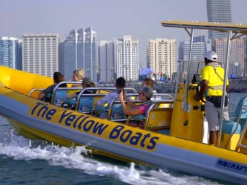 60-Minute Yellow Boat Tour of Dubai Harbour Landmarks