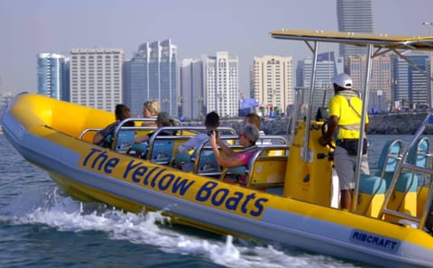 60-Minute Yellow Boat Tour of Dubai Harbour Landmarks