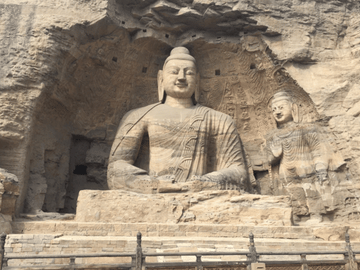 Datong: Transfer or Tour to Yungang Grottoes&Hanging Temple