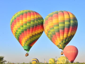 Hot Air Balloon Ride over Luxor's West Bank at Sunrise