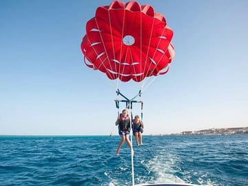 Parasailing Adventure Over Hurghada's Stunning Coastline