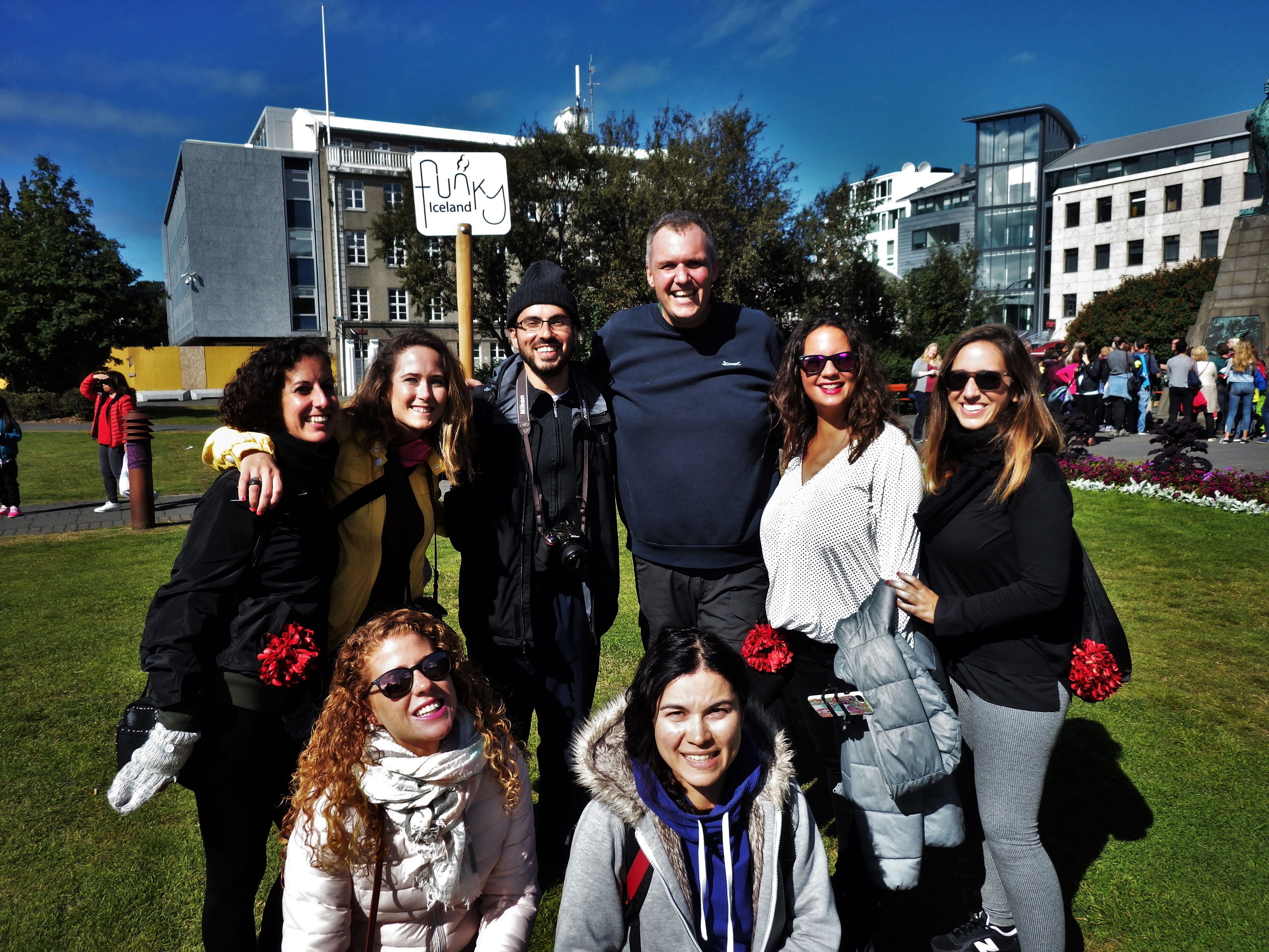Funky Iceland Reykjavik walking tour group