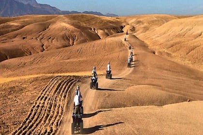 Agafay Desert Experience Camel Trek, Quad Ride & Dinner Show