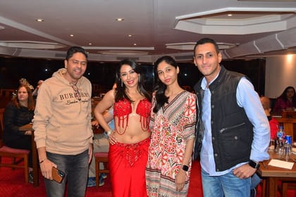 Nile Cruise Dinner with Tanura Show Belly Dancer and Live Show