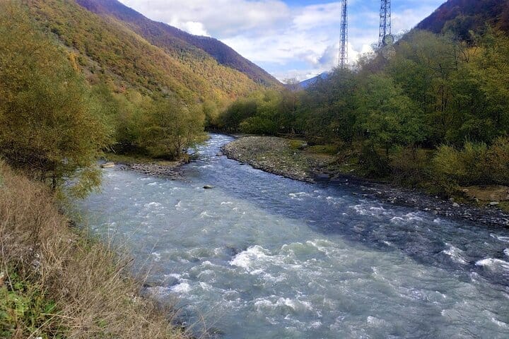 Black and White Aragvi in Pasanauri