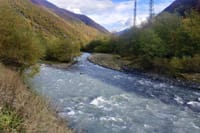 Black and White Aragvi in Pasanauri