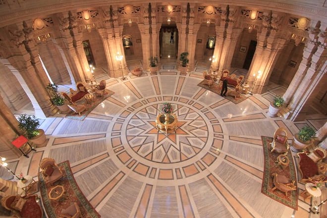 Inside Part of Umaid Bhawan Palace in Jodhpur