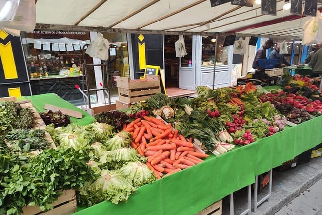 Paris Marché d’Aligre Walking Tour with Chocolate and Cheese Tasting 8