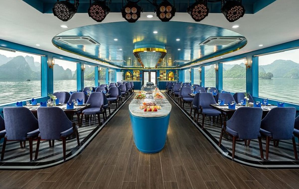 Arcady Luxury Day Cruise 6 Hours Explore Halong Bay FROM Harbor