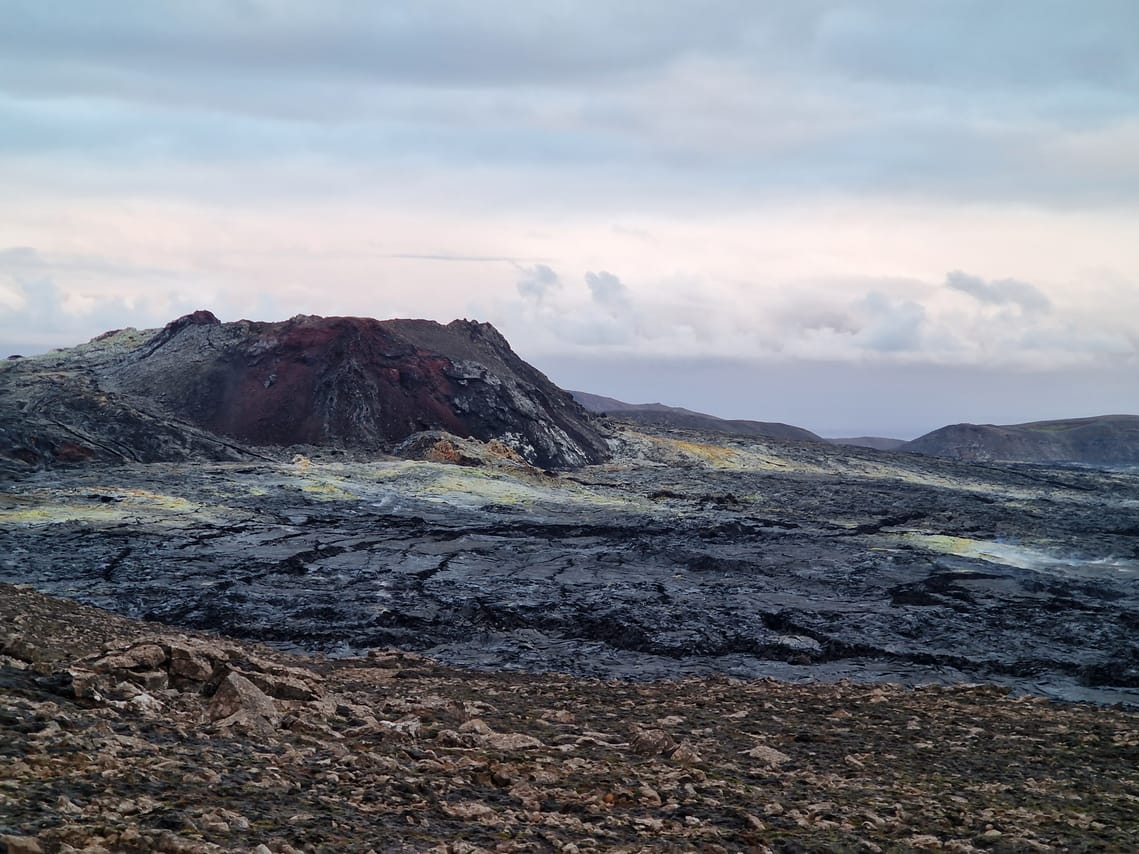 Meradalir post-eruption
