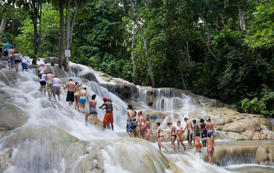 Dunn's River Falls Adventure and Shopping in Ocho Rios